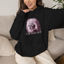 Is He Dead Yet? Divine Portrait Hoodie — Retro Drag Statement Pullover