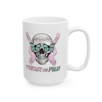 Protect the Dolls Ceramic Mug — Cute Gothic Coffee Cup (11oz, 15oz)