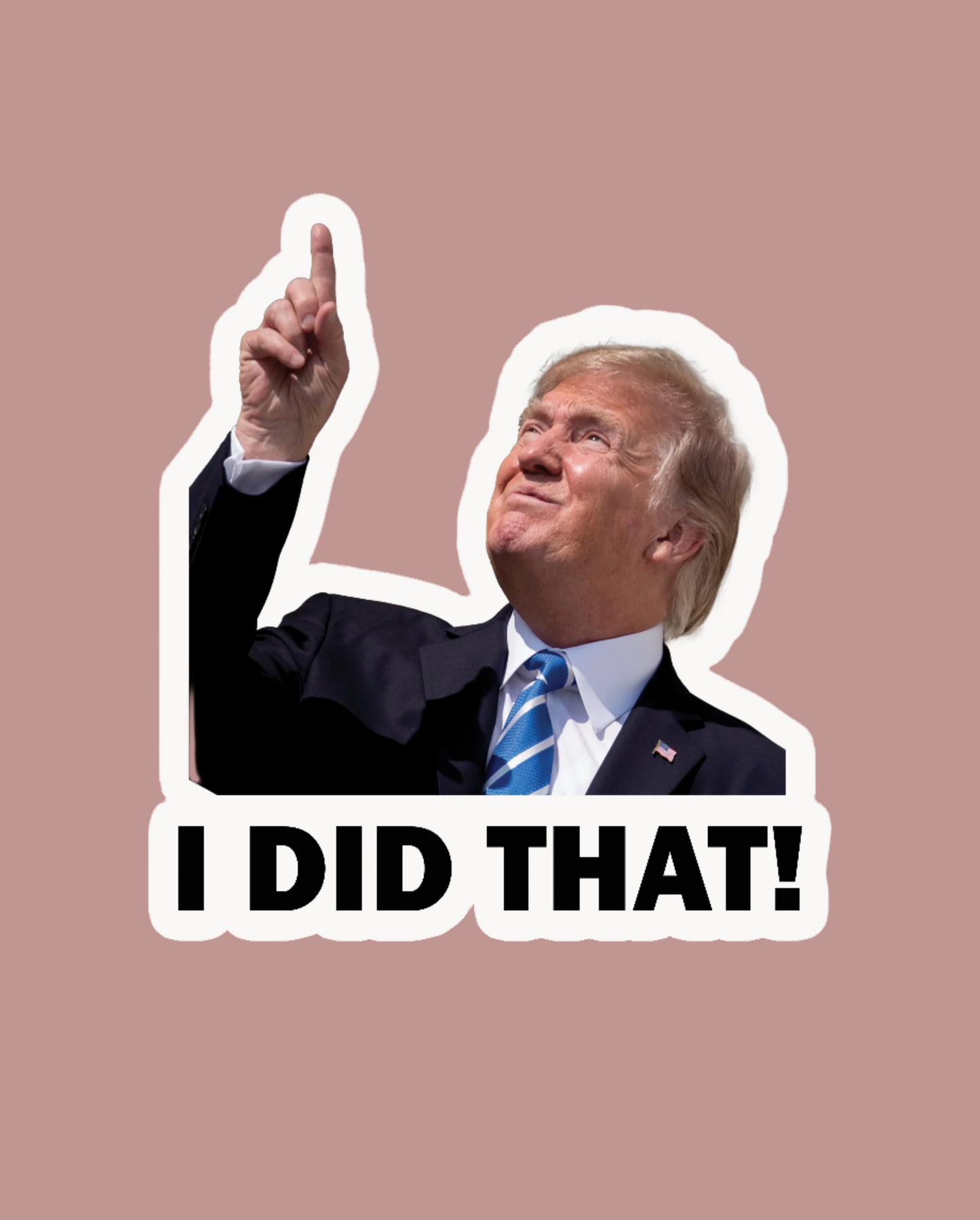 Trump I Did That Stickers