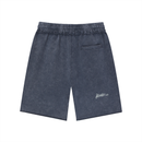 Protect The Dolls Skull Butterfly Unisex Mineral Wash Raw Edge Shorts