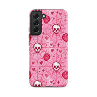 Thumbnail for Adorable Pink Skull & Hearts Samsung Phone Case - Kennidi Fierce Attire
