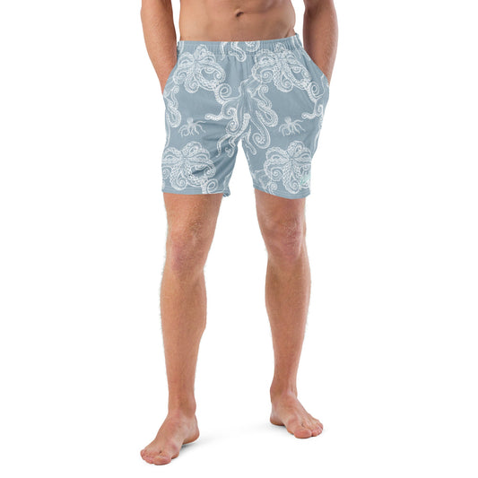 Blue Octopus Swim Trunks 2Xs Swimwear