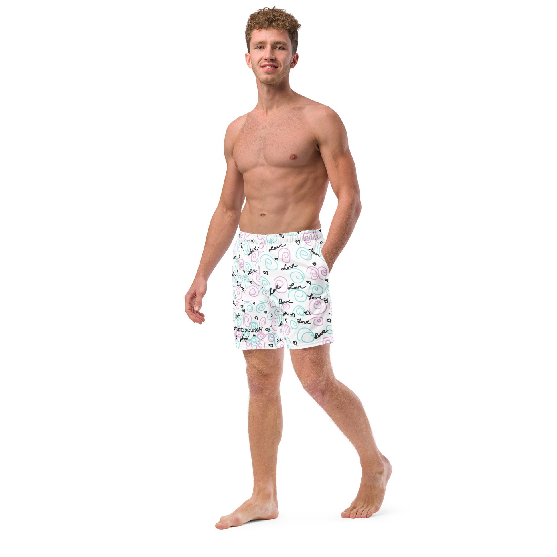 Trans Love 3.0 Men’s swim trunks