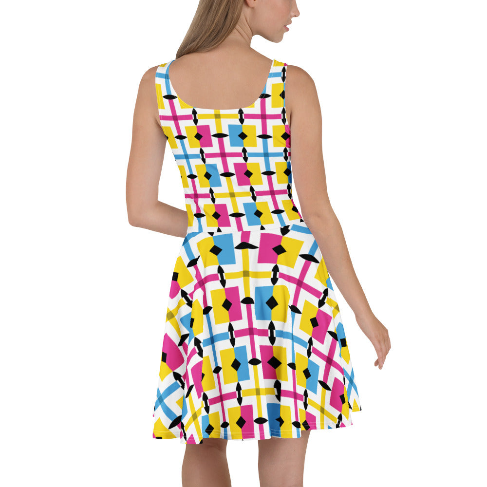 Pansexual Pride Skater Dress