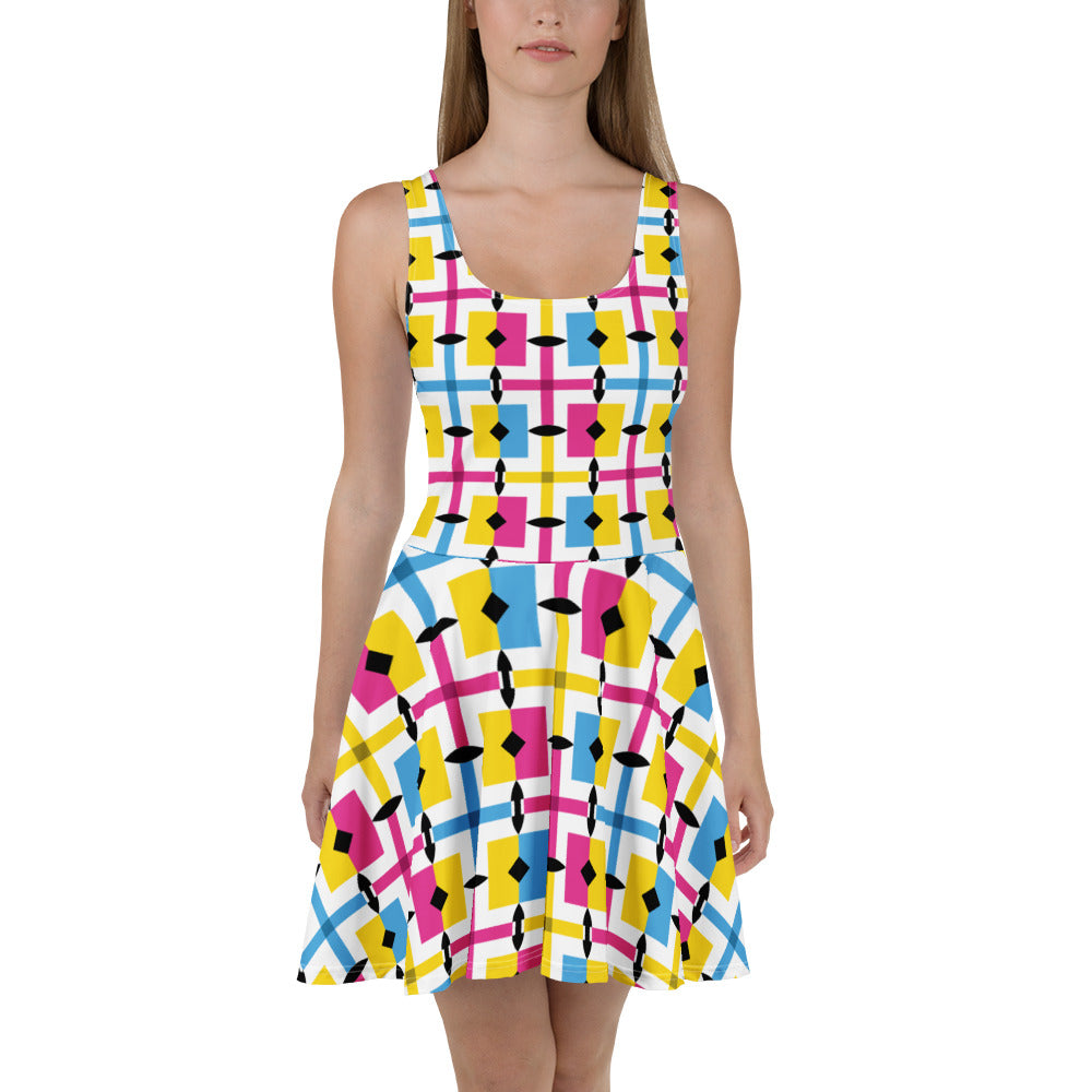 Pansexual Pride Skater Dress