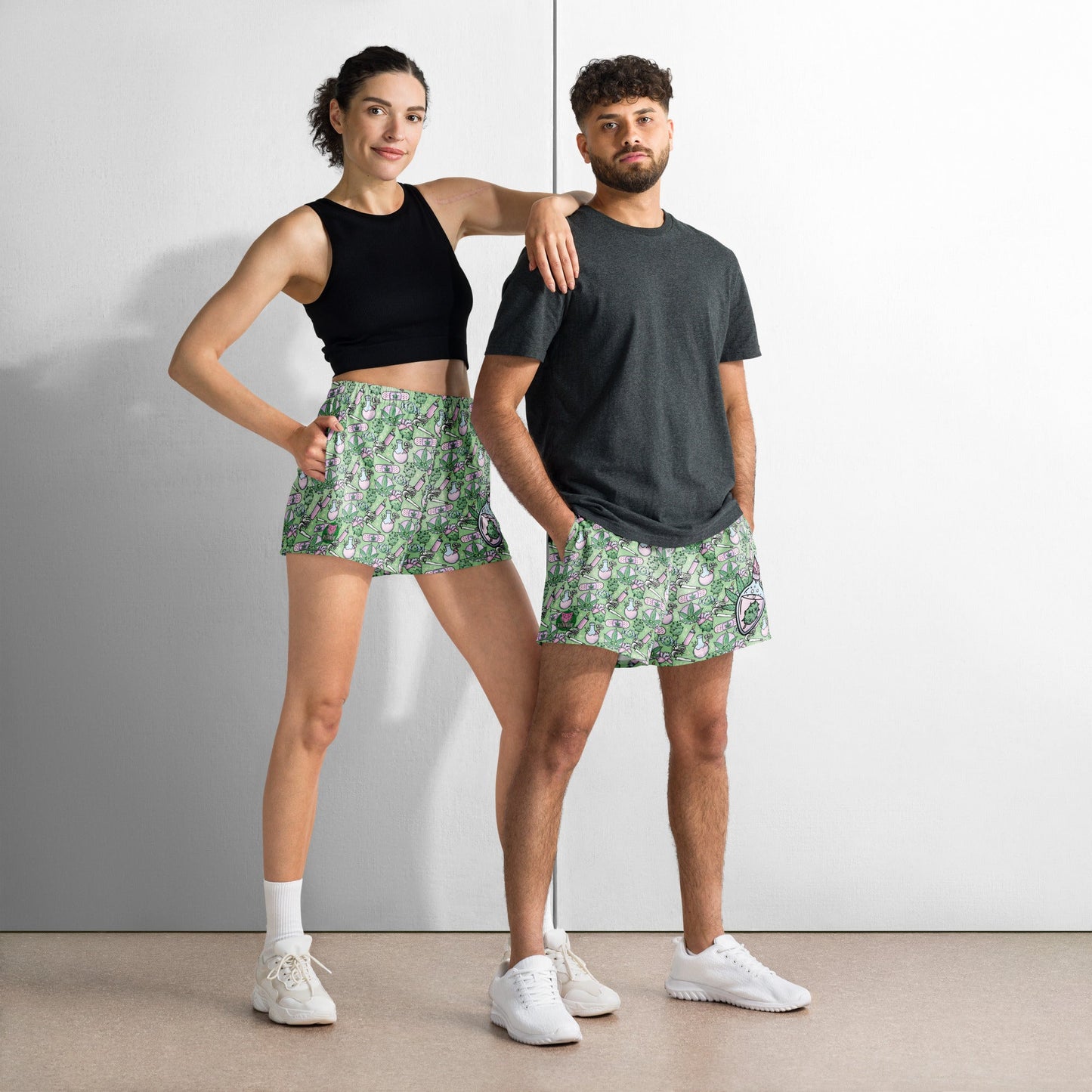 Luxe Cannabis Athletic Shorts - Unisex Must-Have!