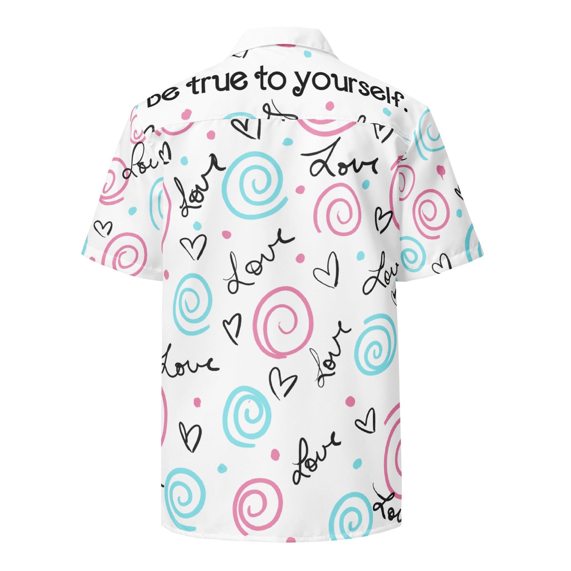 Trans Love 3.0 Unisex button shirt