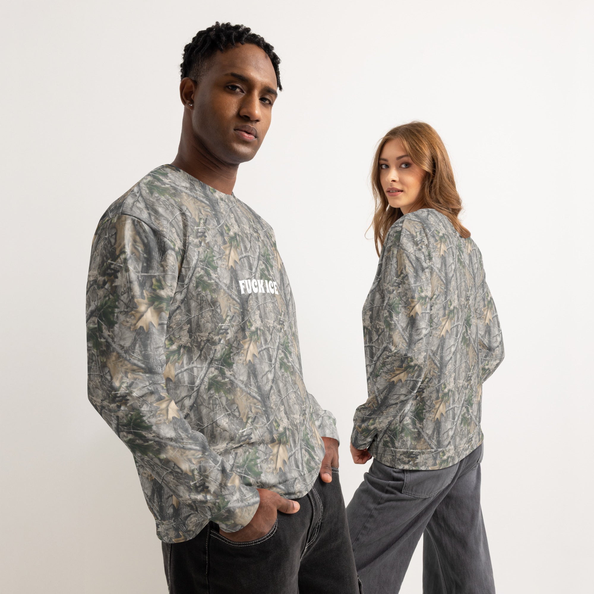 FK ICE Real Tree Camo Unisex cotton sweatshirt