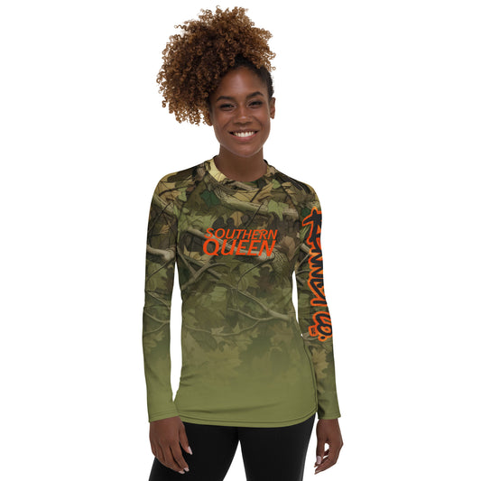 Green Mossy Oak Rash Guard