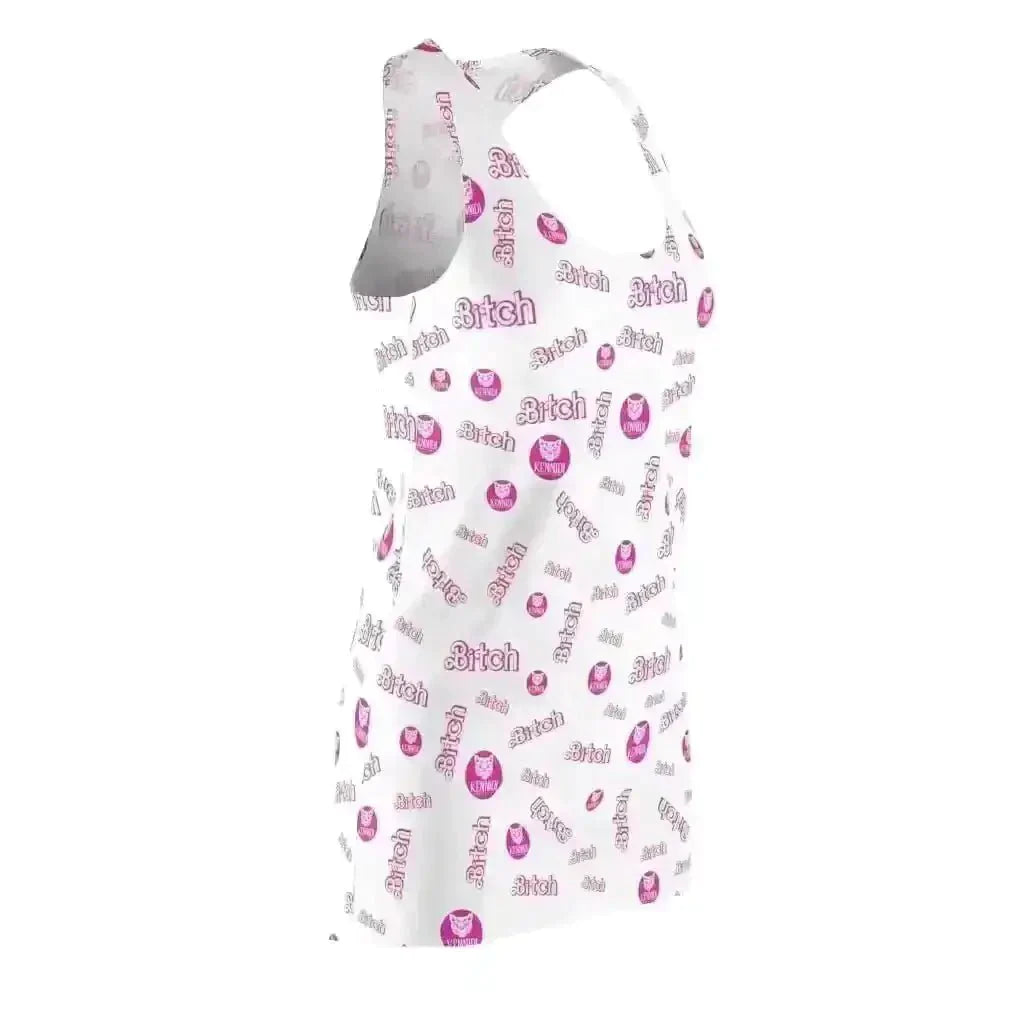 Barbie Babe White Racerback Dress - Kennidi Fierce Attire