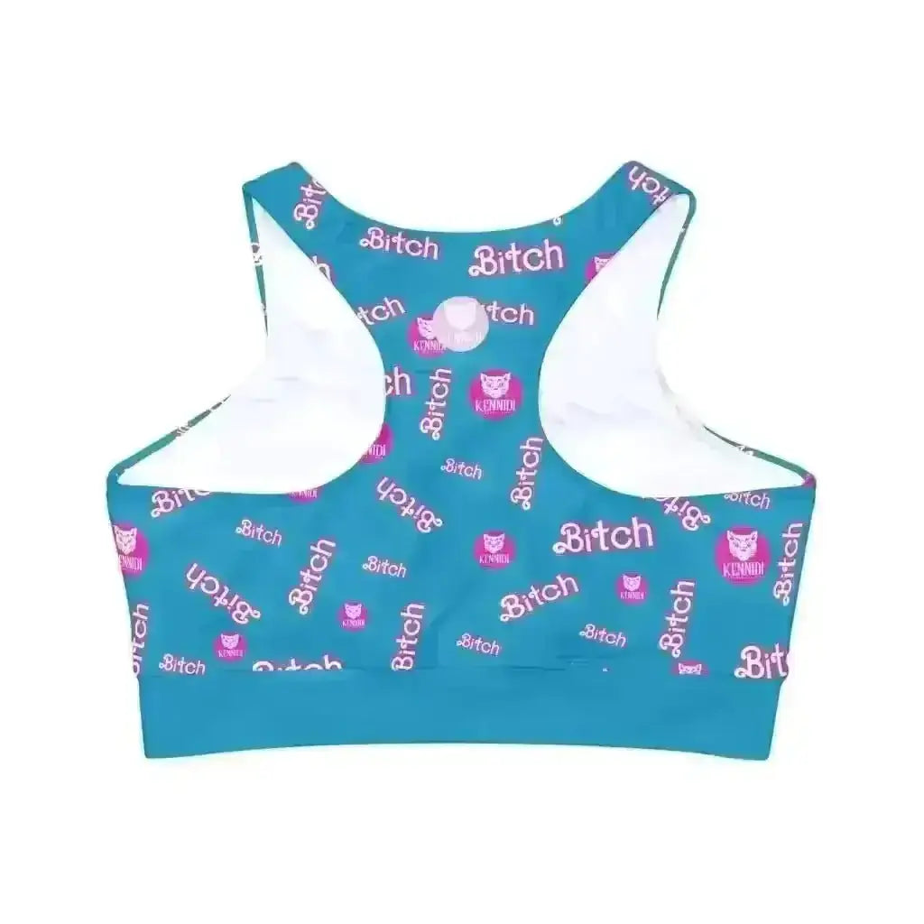 Barbie-inspired Padded Sports Bra - perfect for any workout! - Kennidi Fierce Attire