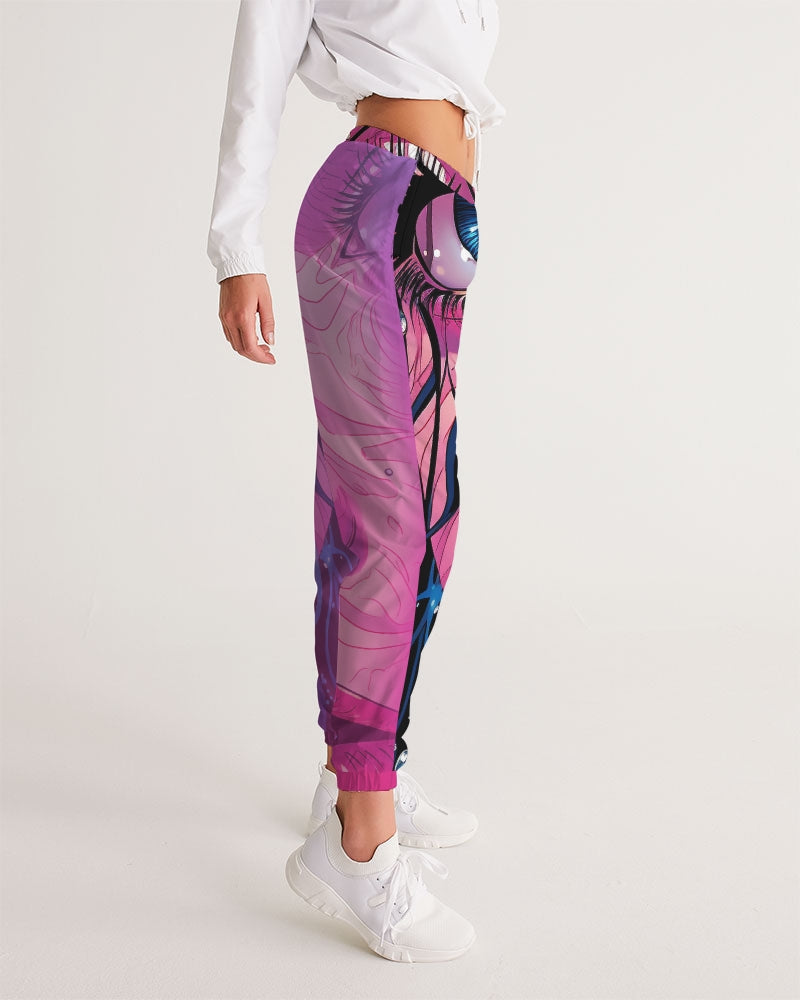 Cosmic Girl Bubbles Women's All-Over Print Track Pants