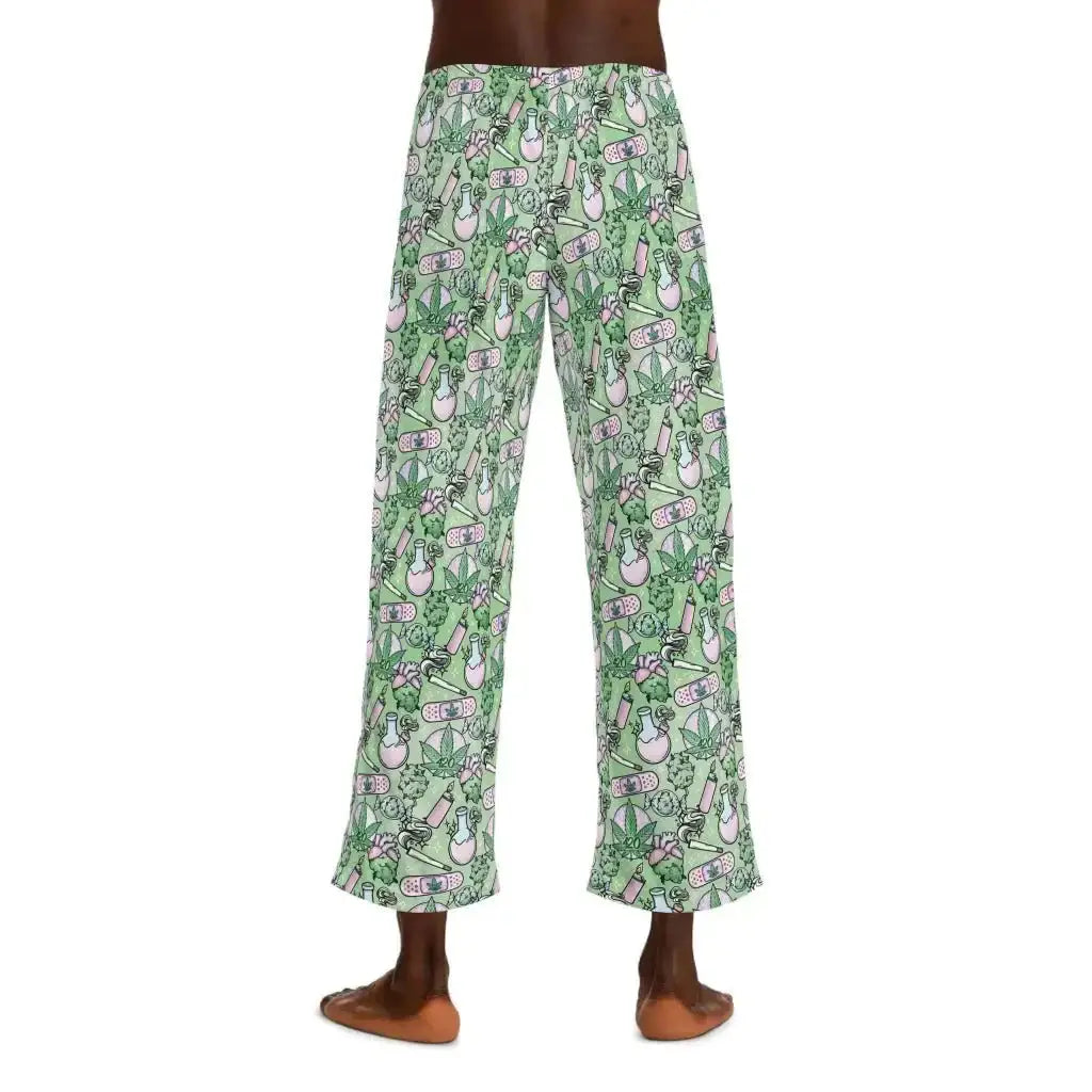 Cannabis Joy Men's Pajama Pants - Kennidi Fierce Attire