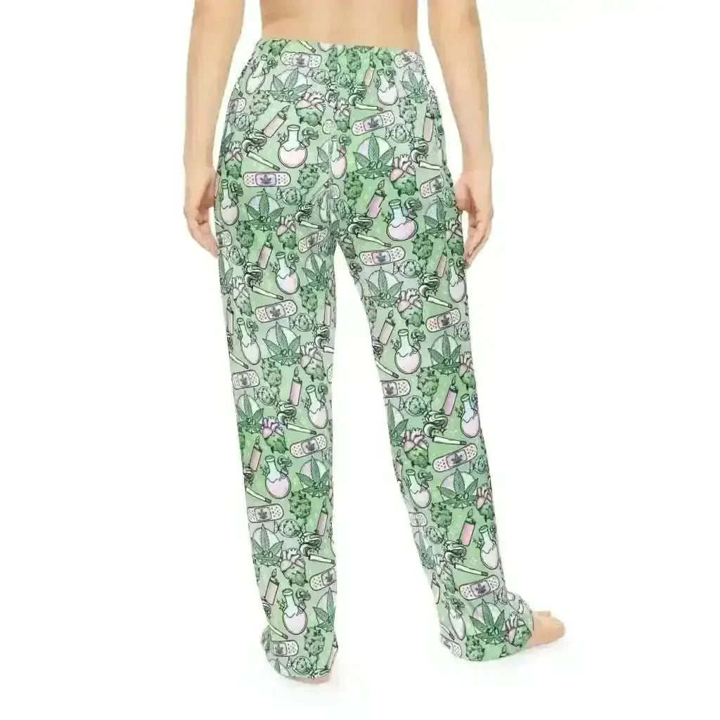 ’Cannabis Joy Pajama Pants: - Kennidi Fierce Attire