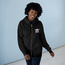 Protect the Dolls Zip Hoodie — Pink Skull & Crossed Guns Trans Rights Hoodie