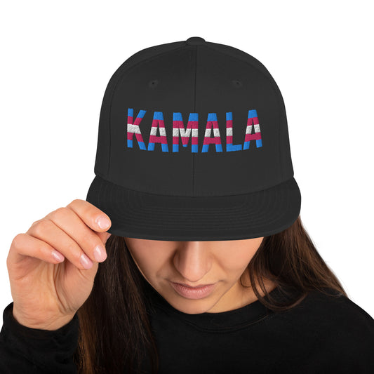 Kamala Trans Pride Snapback Hat