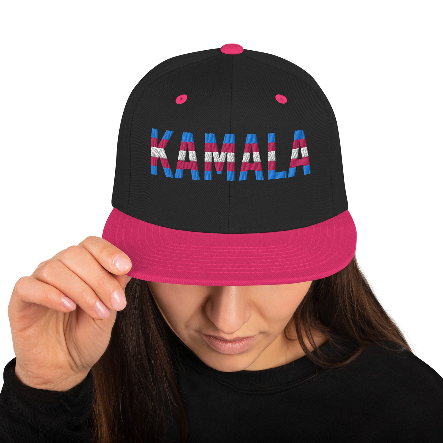 Kamala Trans Pride Snapback Hat