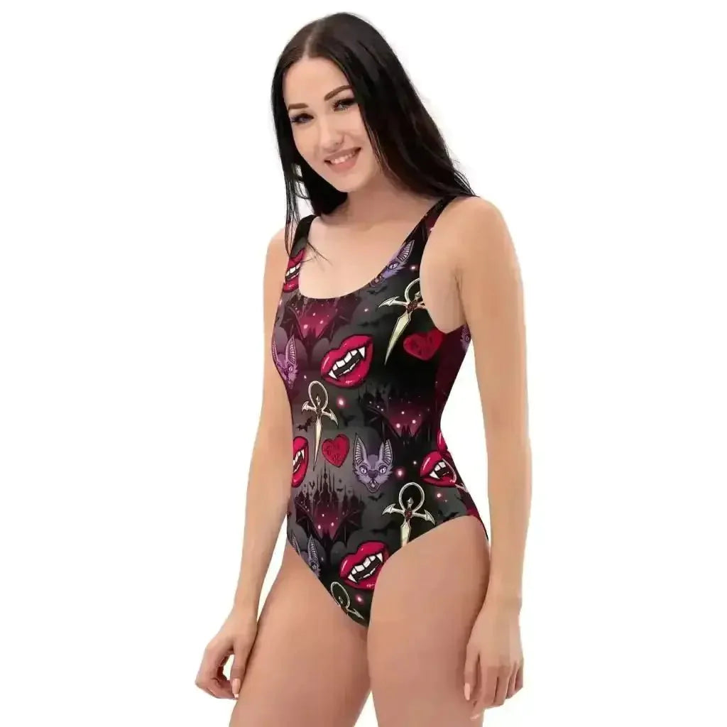 Dark Cat Vamp One Piece: Flaunt Your Figure! - Kennidi Fierce Attire