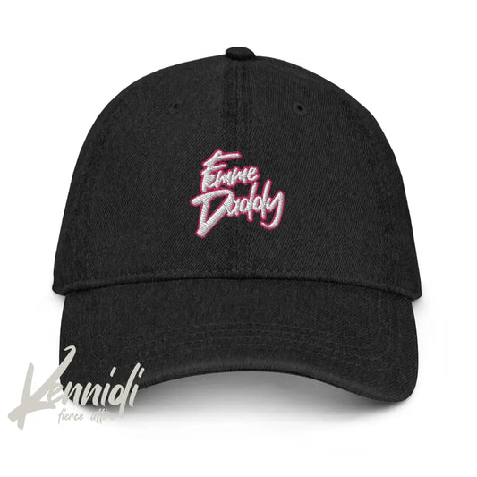 Femme Daddy Version 2 Denim Hat - Black