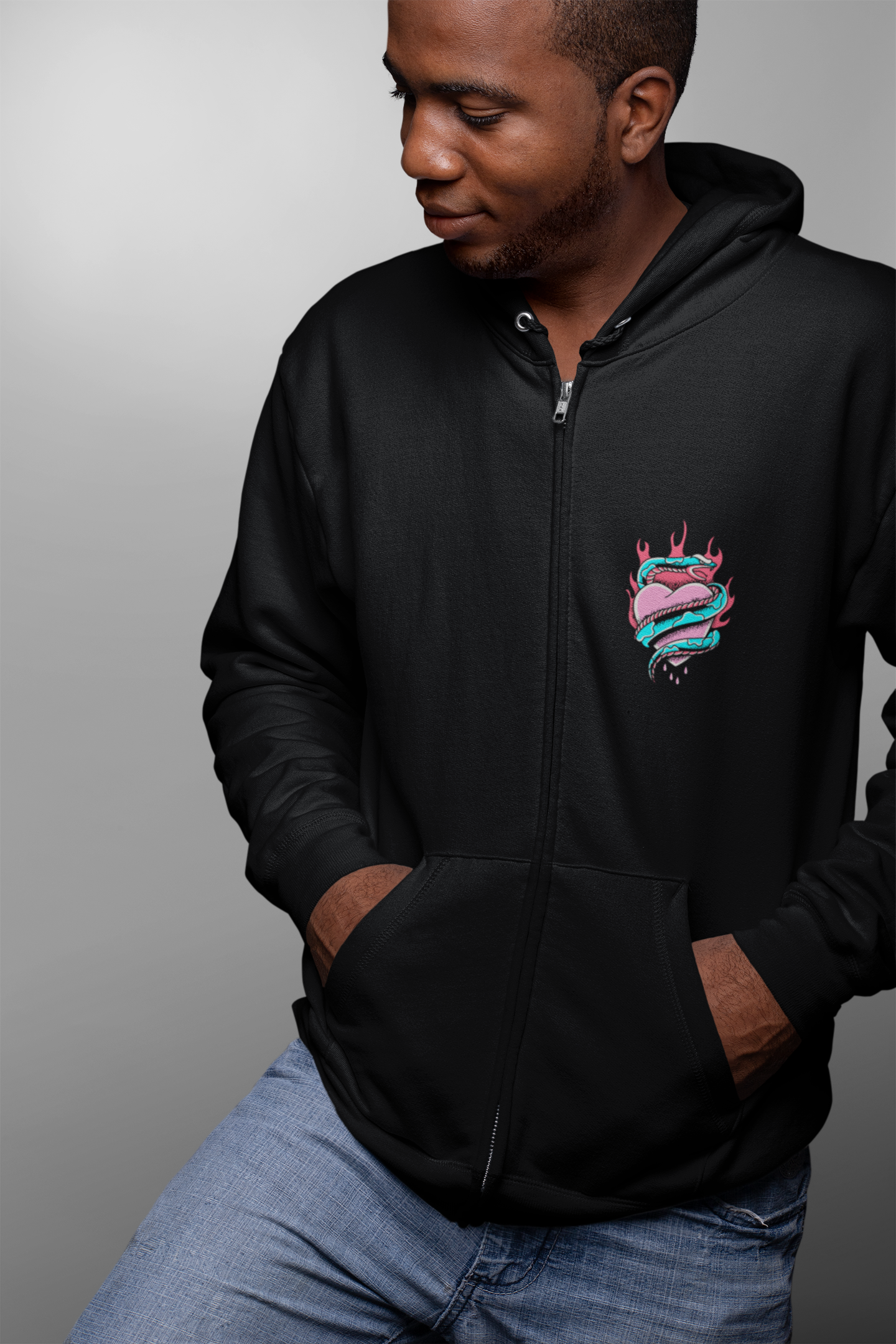 Protect The Dolls Zip Up Hoodie