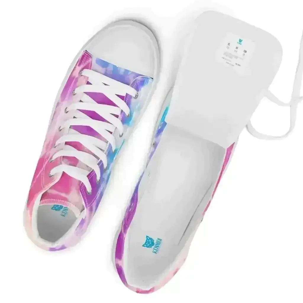 Get Groovy in Tie Dye Canvas Shoes! - Kennidi Fierce Attire