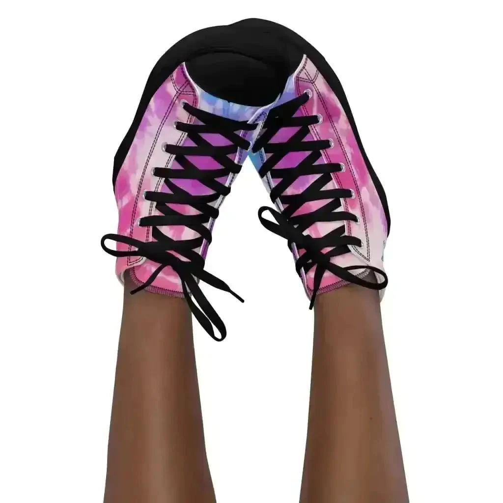 Get Groovy in Tie Dye Canvas Shoes! - Kennidi Fierce Attire