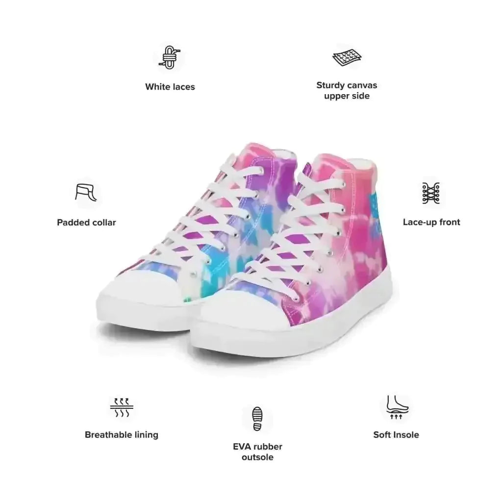 Get Groovy in Tie Dye Canvas Shoes! - Kennidi Fierce Attire