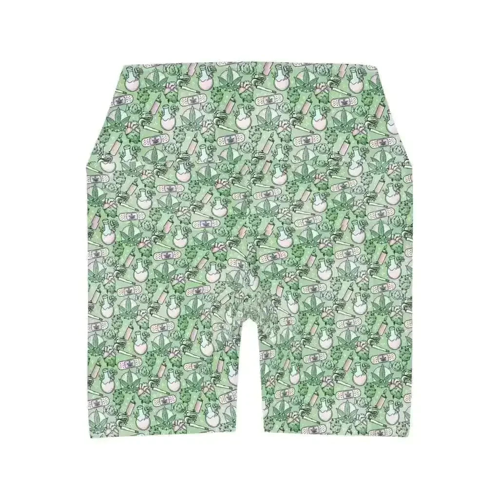 Kennidi Fierce Attire: Elevate Your Yoga Game with Cannabis Joy Shorts! - Kennidi Fierce Attire