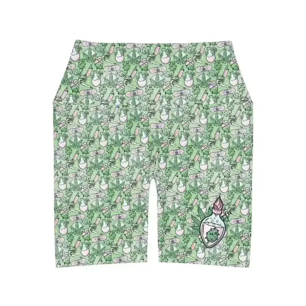 Kennidi Fierce Attire: Elevate Your Yoga Game with Cannabis Joy Shorts! - Kennidi Fierce Attire