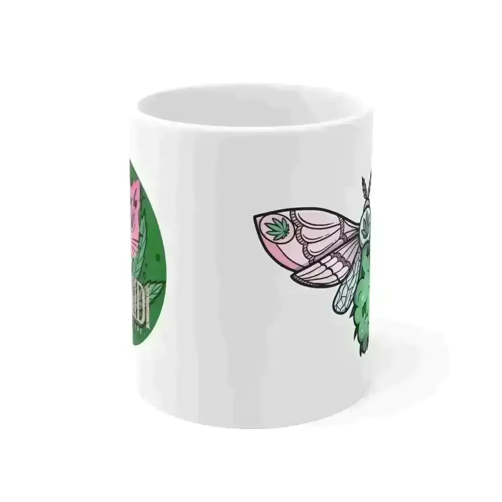 Kennidi’s Moth Bud Ceramic Coffee Mug: Unleash Your Spirits! - Kennidi Fierce Attire