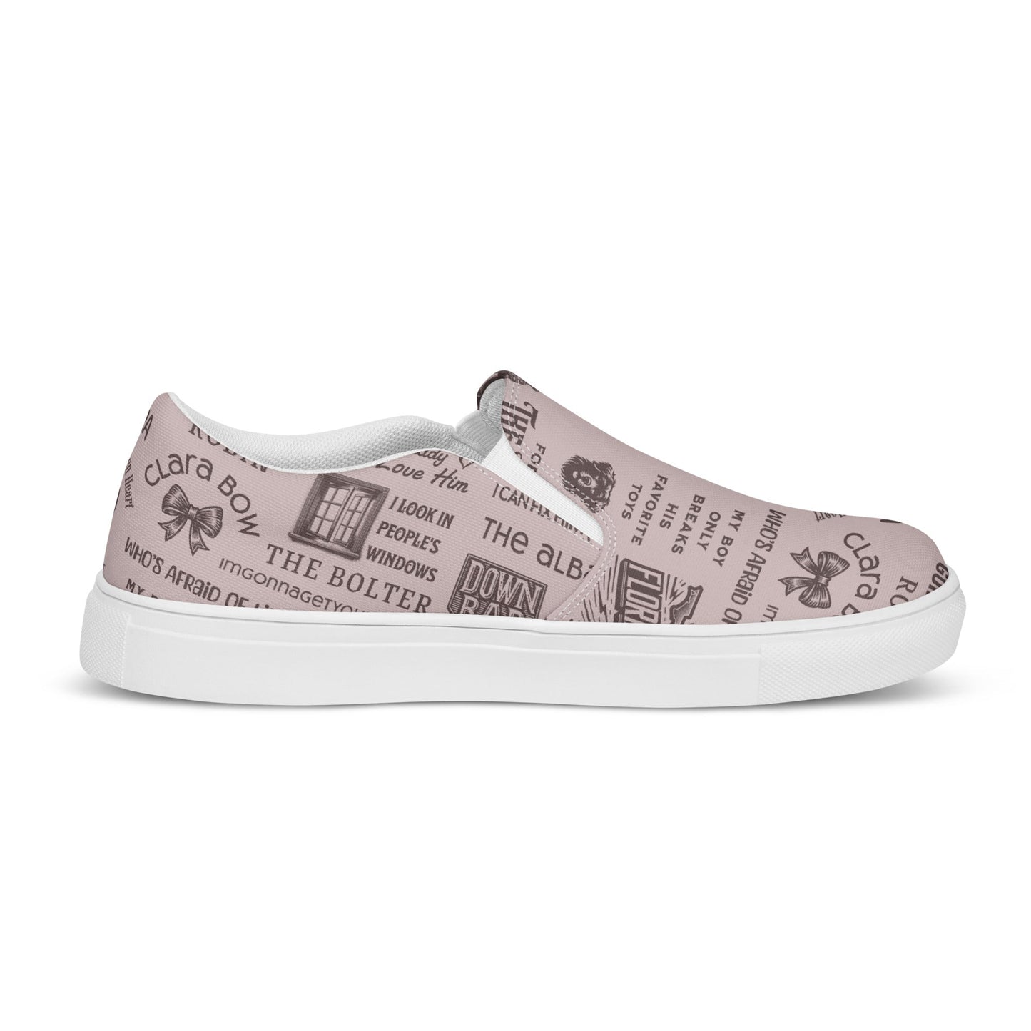 Tortured Poets Department Men’s slip-on canvas shoes