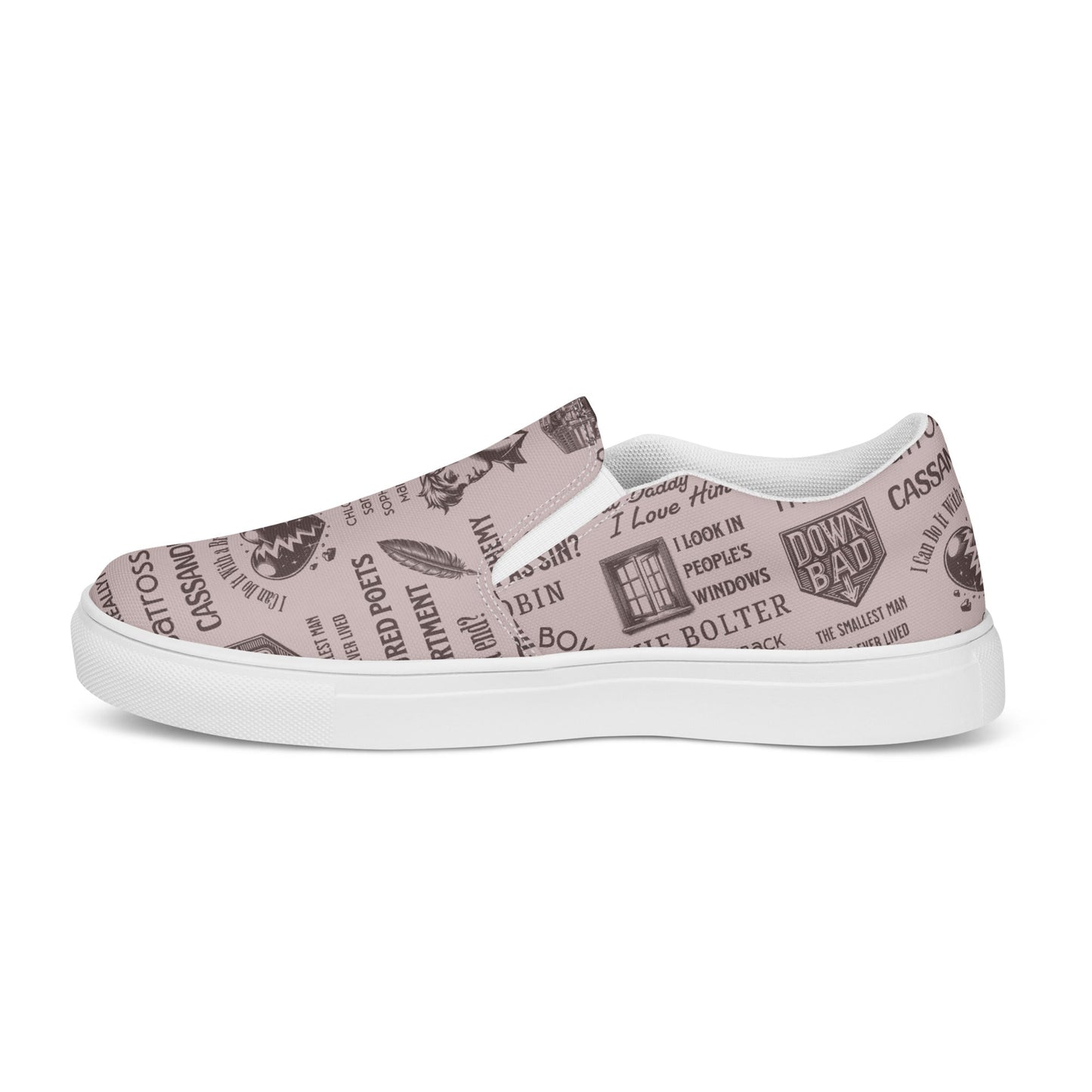 Tortured Poets Department Men’s slip-on canvas shoes