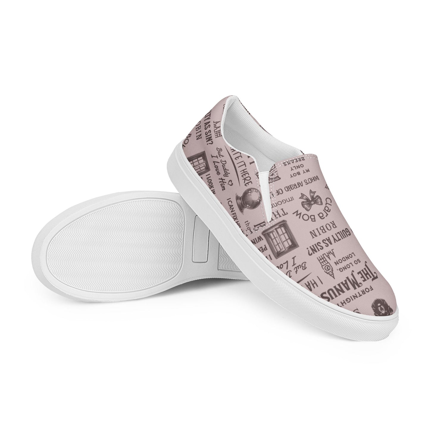 Tortured Poets Department Men’s slip-on canvas shoes