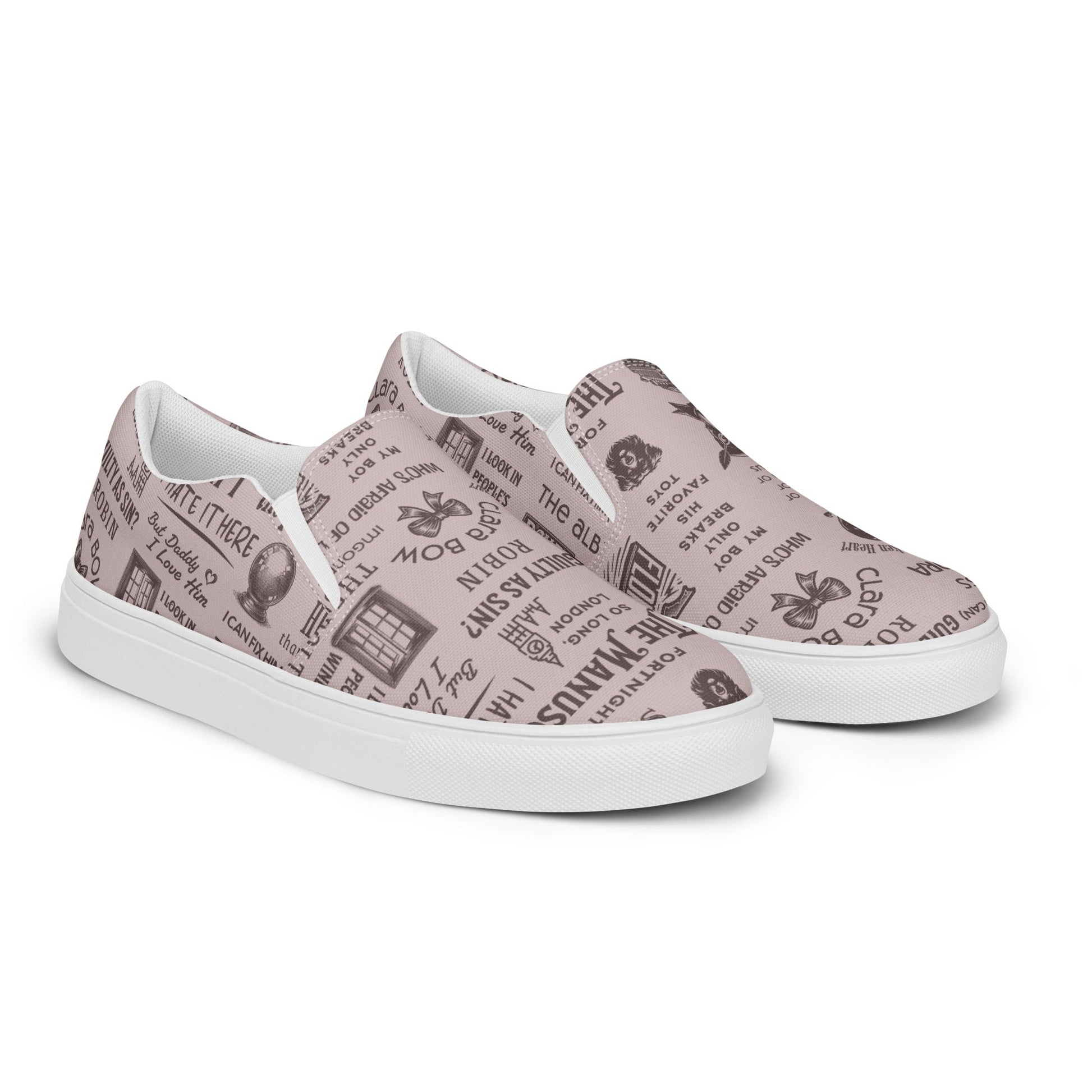 Tortured Poets Department Men’s slip-on canvas shoes