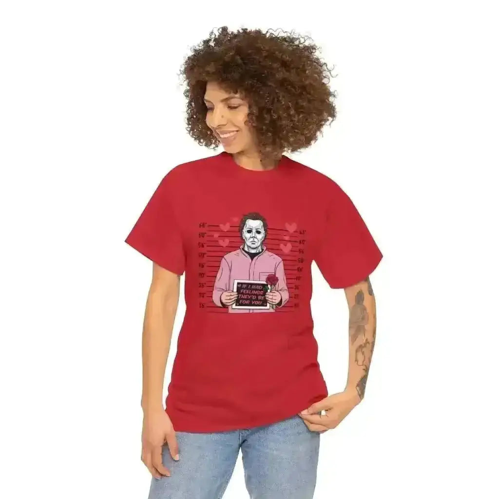 Michael Myers Horror Icon Valentine's Lineup Unisex T-shirt - Kennidi Fierce Attire