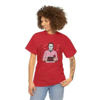 Thumbnail for Michael Myers Horror Icon Valentine's Lineup Unisex T-shirt - Kennidi Fierce Attire