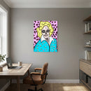 Golden Girls Rose Skull Print by Kennidi