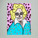 Golden Girls- Skull Art Canvas Print by Kennidi