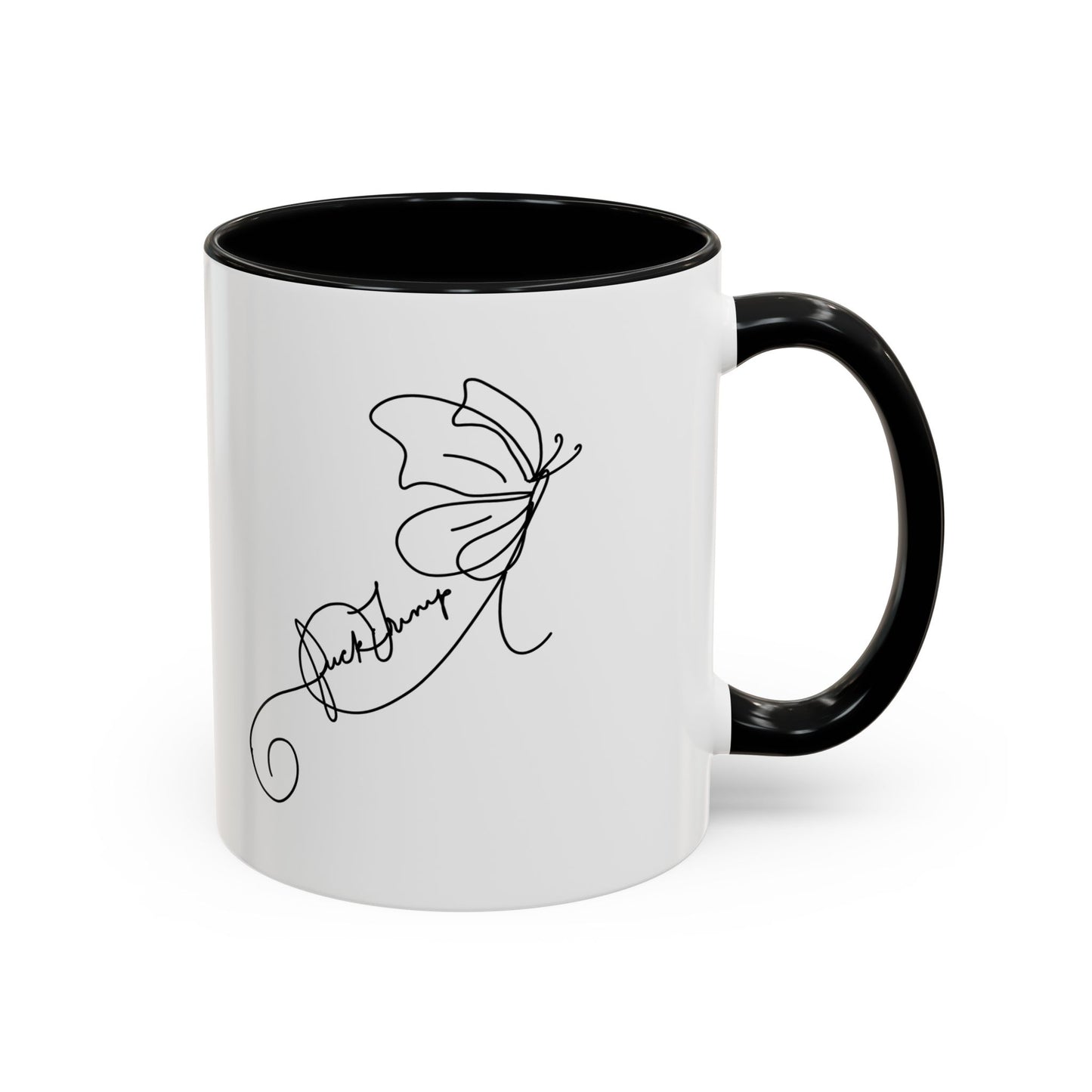 Fuck Trump Butterfly Art Mug