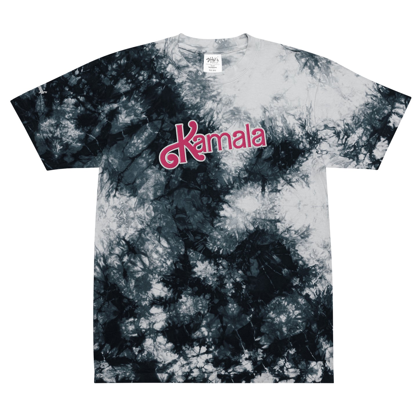 Kamala  Barbie Style Oversized tie-dye t-shirt