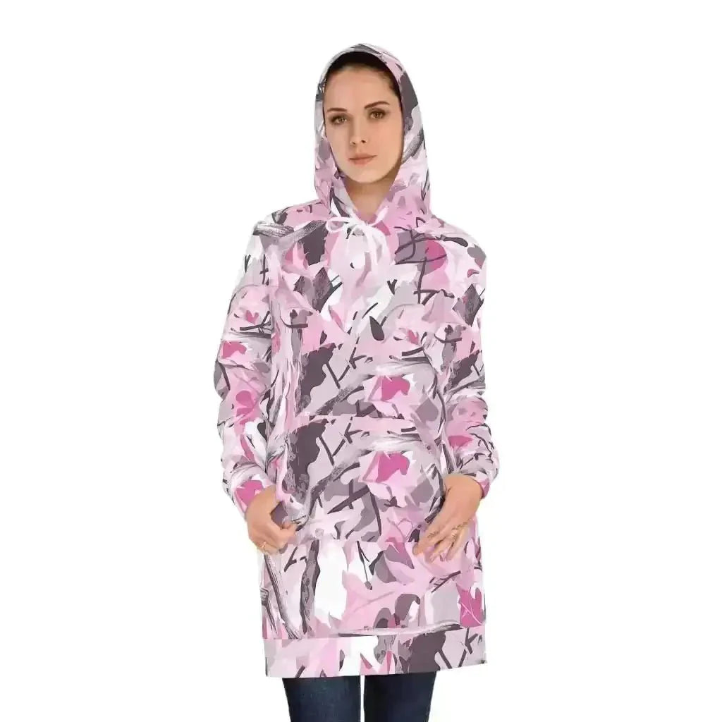 Pink Mossy Oak Oversized Hoodie - Kennidi Fierce Attire