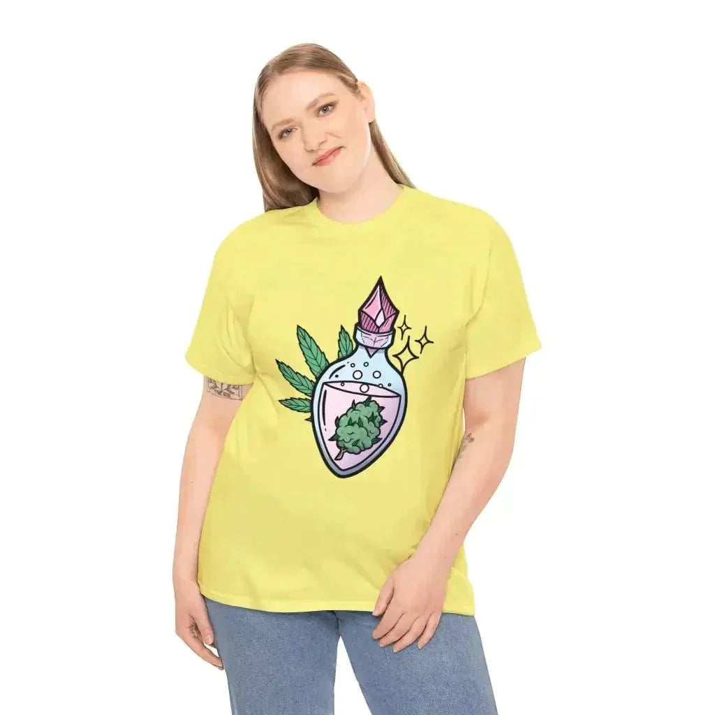 Potion Bud Unisex Heavy Cotton Tee - Kennidi Fierce Attire