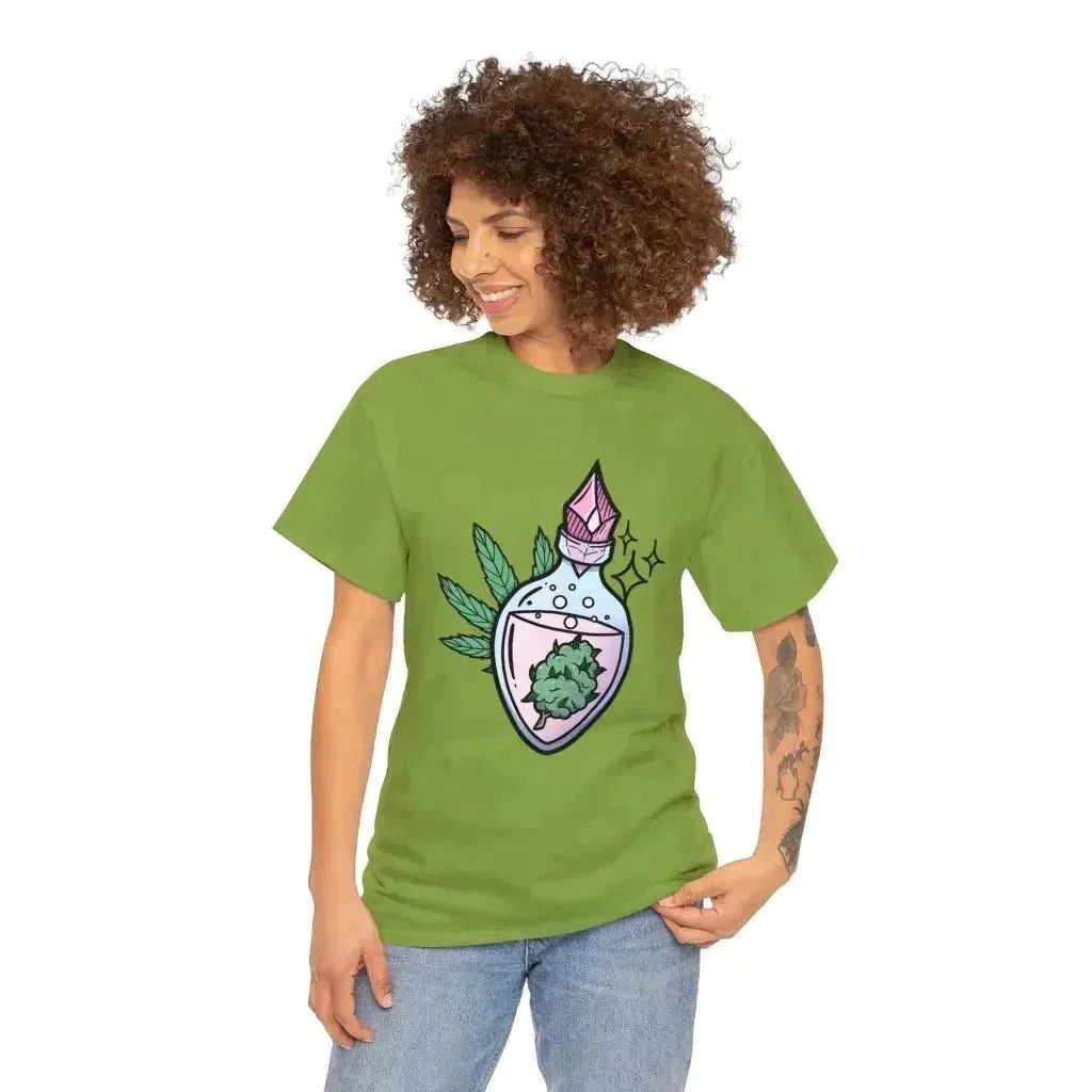 Potion Bud Unisex Heavy Cotton Tee - Kennidi Fierce Attire