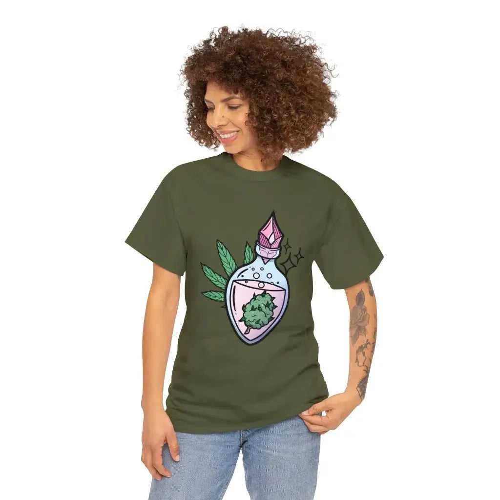 Potion Bud Unisex Heavy Cotton Tee - Kennidi Fierce Attire