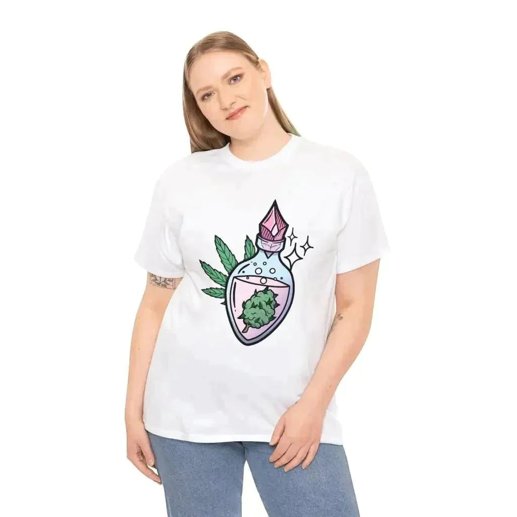 Potion Bud Unisex Heavy Cotton Tee - Kennidi Fierce Attire