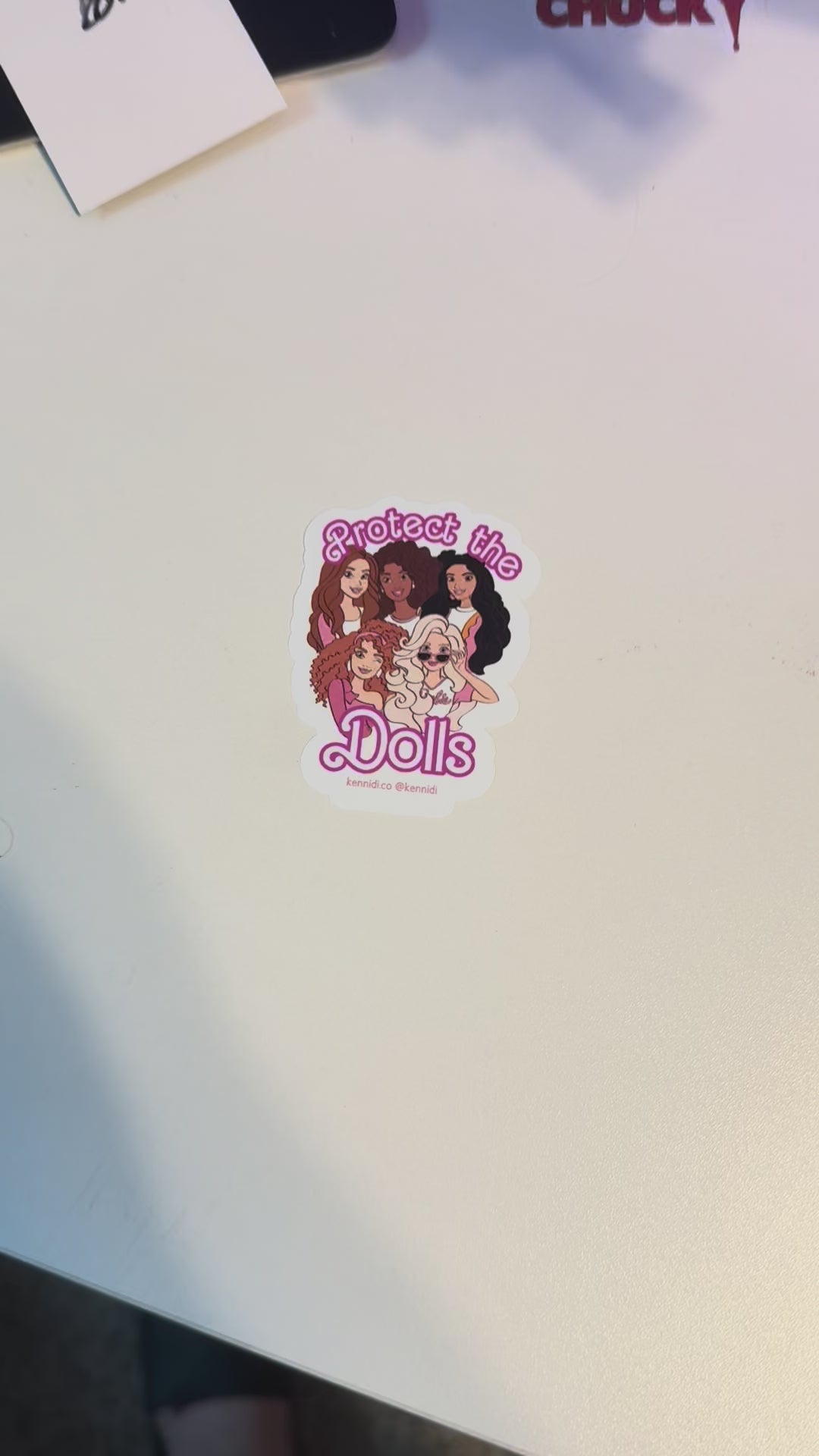 Protect the Dolls Dolls Vinyl stickers