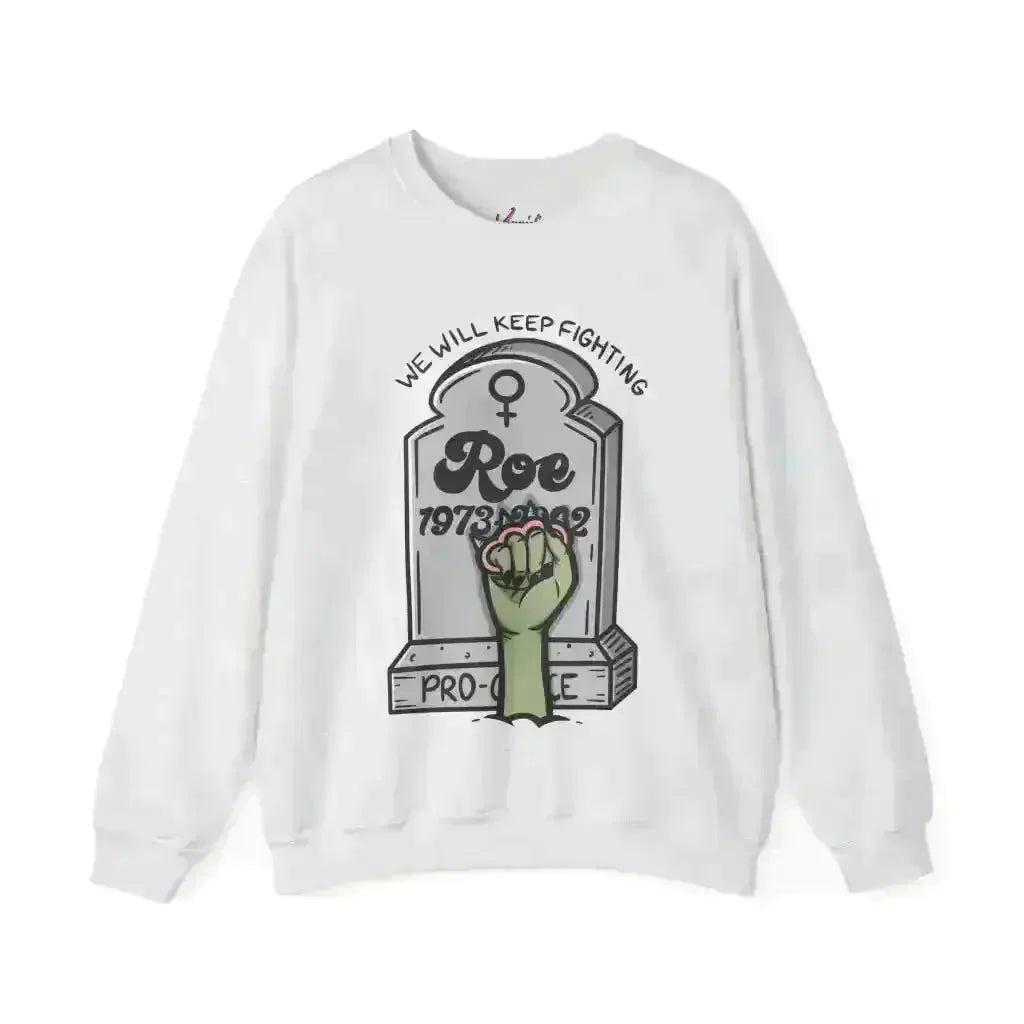 ’Pro Choice Artistic Sweatshirt - Roe Gravestone Style!’ - Kennidi Fierce Attire