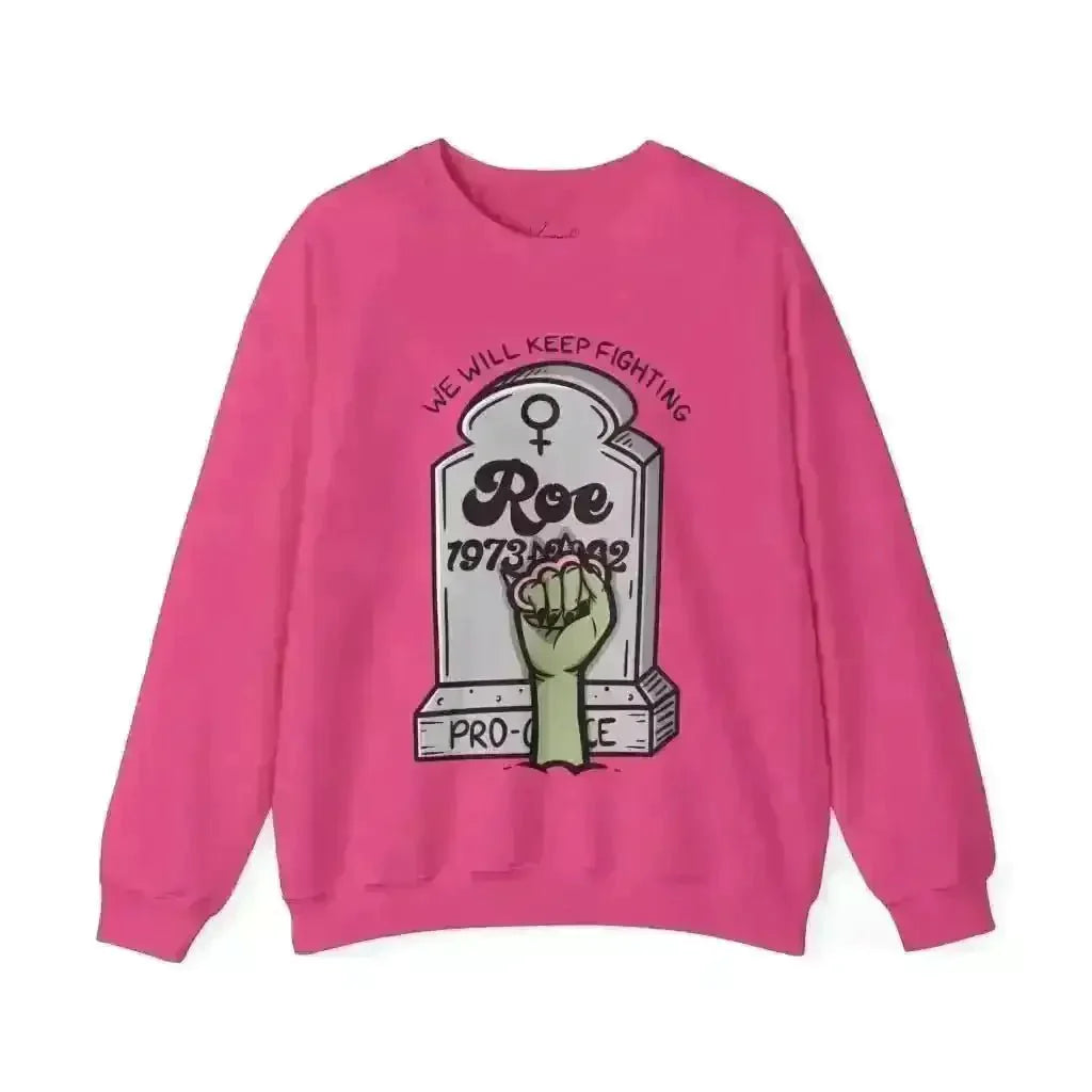 ’Pro Choice Artistic Sweatshirt - Roe Gravestone Style!’ - Kennidi Fierce Attire