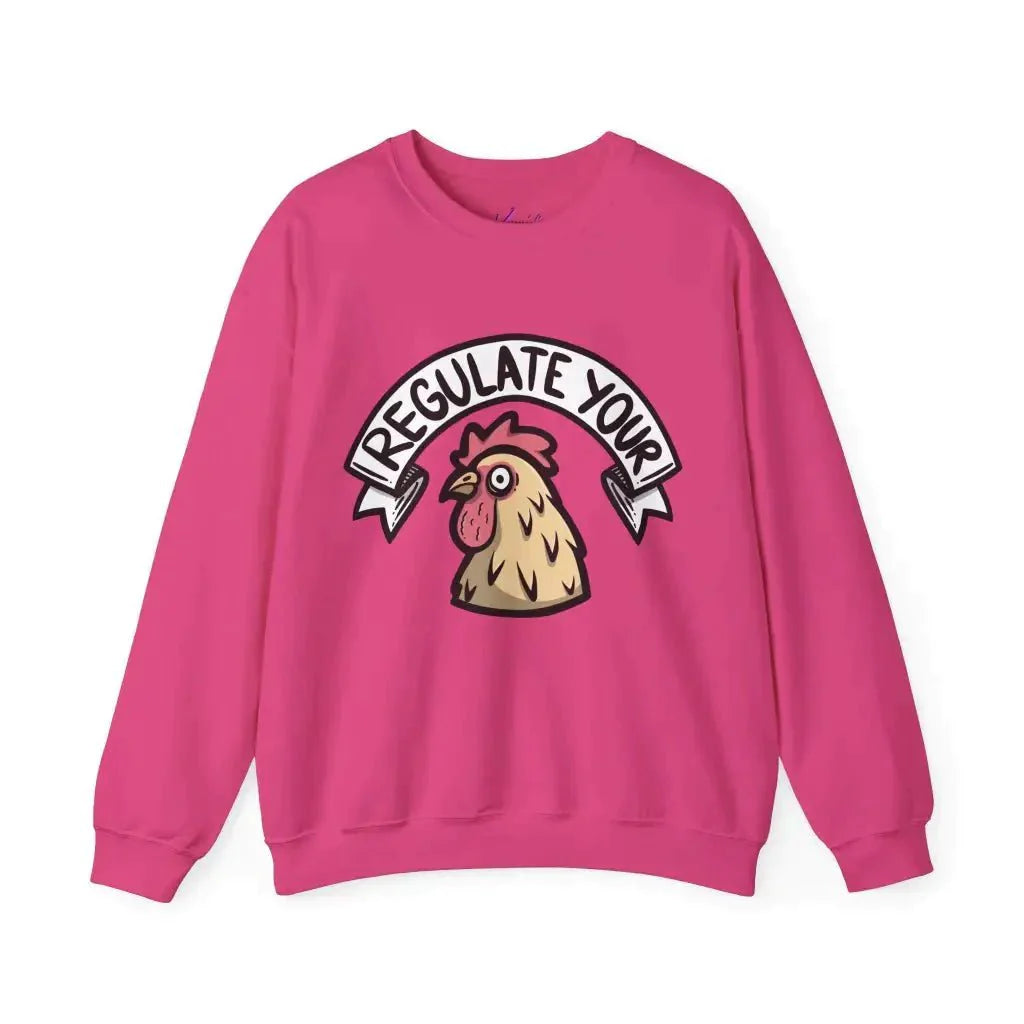 Regulate Your Cock Pro Choice Artistic Unisex Heavy Blend™ Crewneck Sweatshirt - Kennidi Fierce Attire