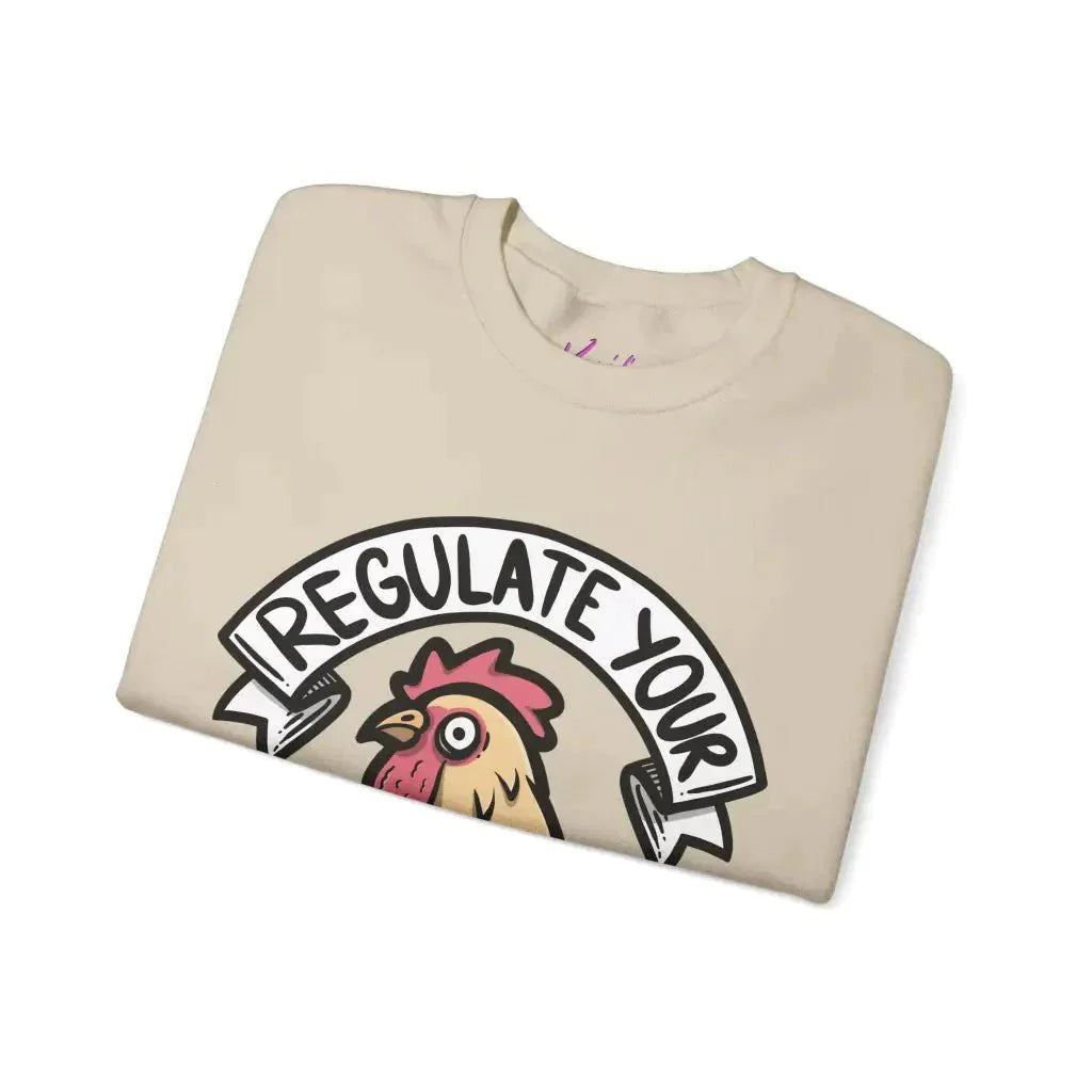 Regulate Your Cock Pro Choice Artistic Unisex Heavy Blend™ Crewneck Sweatshirt - Kennidi Fierce Attire